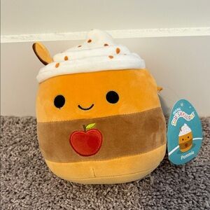 Squishmallows Orange and Brown Plush Toy